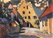 Wassily Kandinsky Murnaui utca oil painting